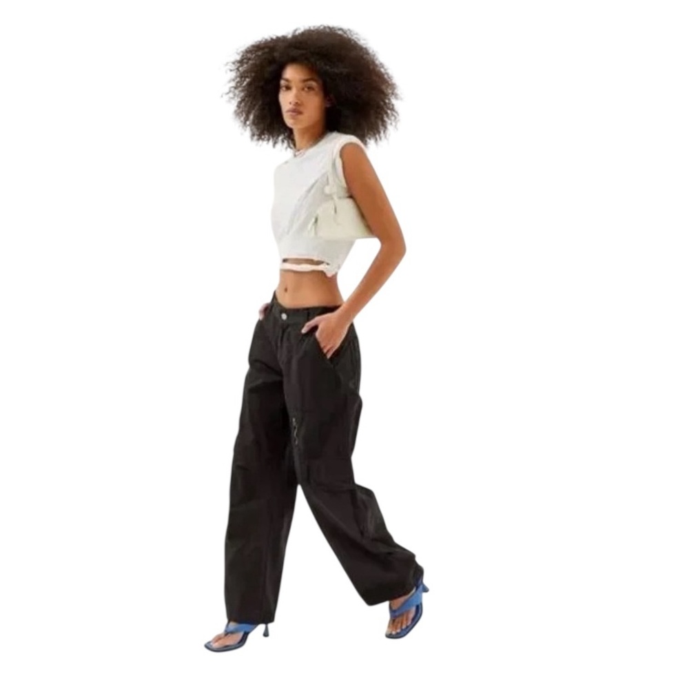 BDG Rae Carpenter Wide Leg Y2K Black Pants Size 2